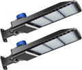 Juyace 2 Pack 300W LED Parking Lot Outdoor Wall Mount Light for Street | Dusk to Dawn,IP65 Waterproof,100-277V, Security Area lighting, Exterior Flood Commercial Outside lights