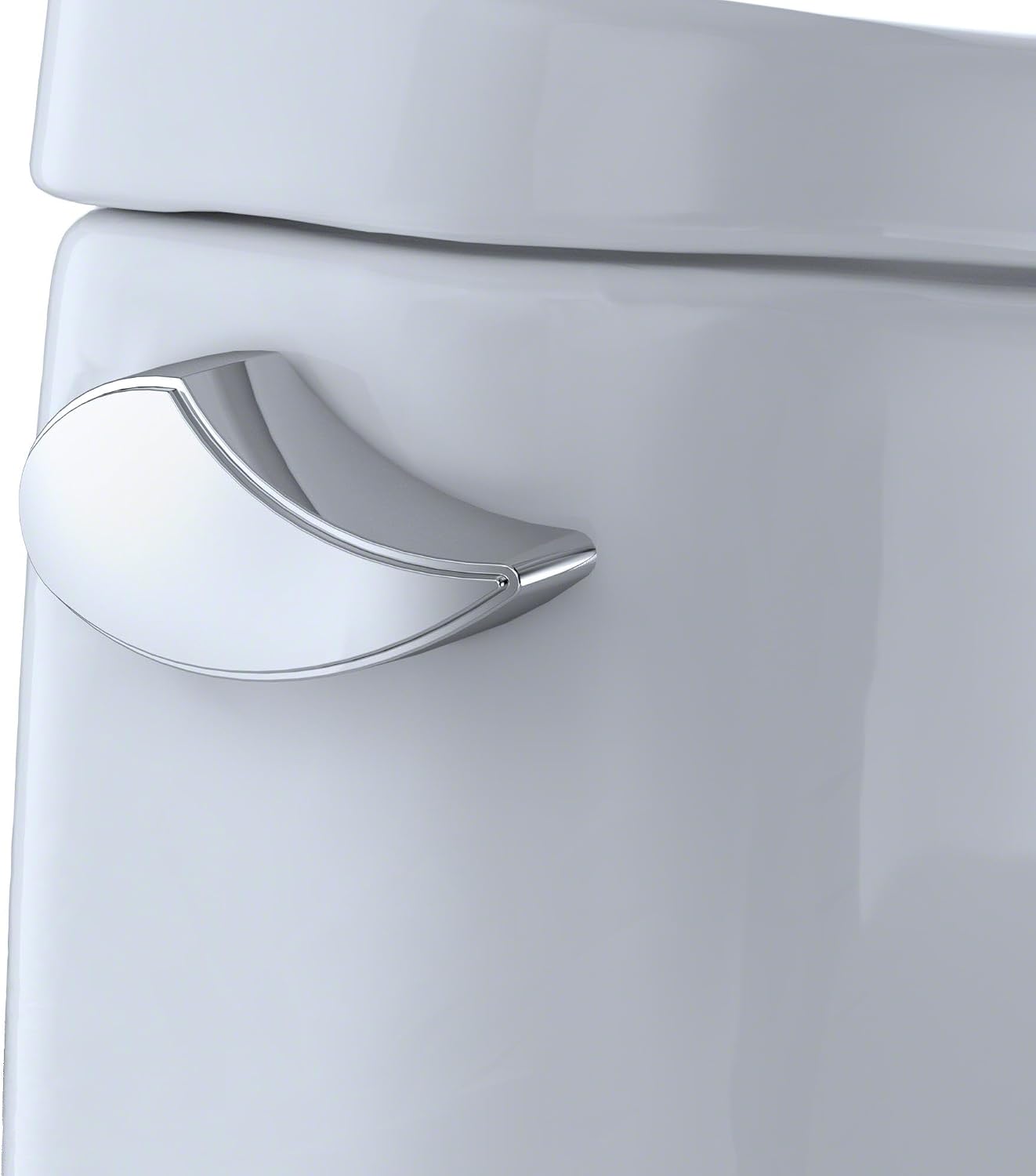 TOTO® UltraMax® II One-Piece Elongated 1.28 GPF Universal Height Toilet with Right Hand Trip Lever, CEFIONTECT and SS124 SoftClose Seat, WASHLET+ Ready, Cotton White - MS604124CEFRG#01