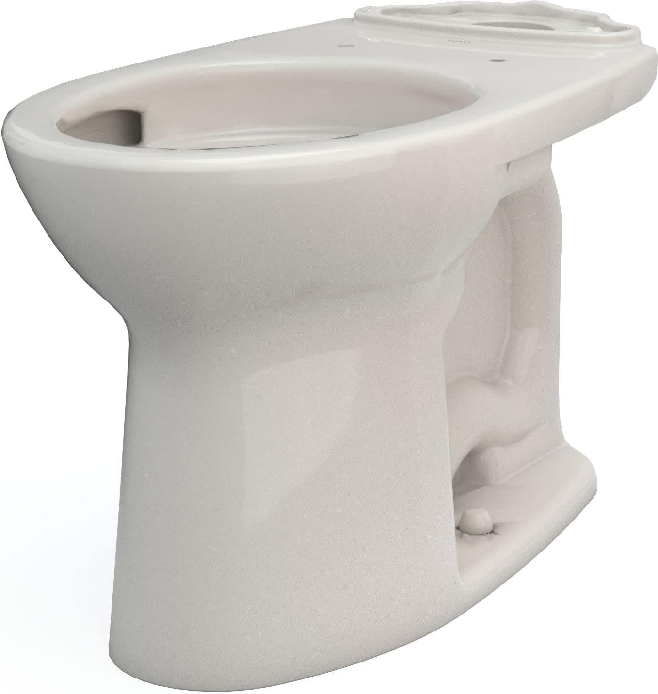 TOTO Drake Elongated TORNADO FLUSH Toilet Bowl with CEFIONTECT, Colonial White - C776CEG#11
