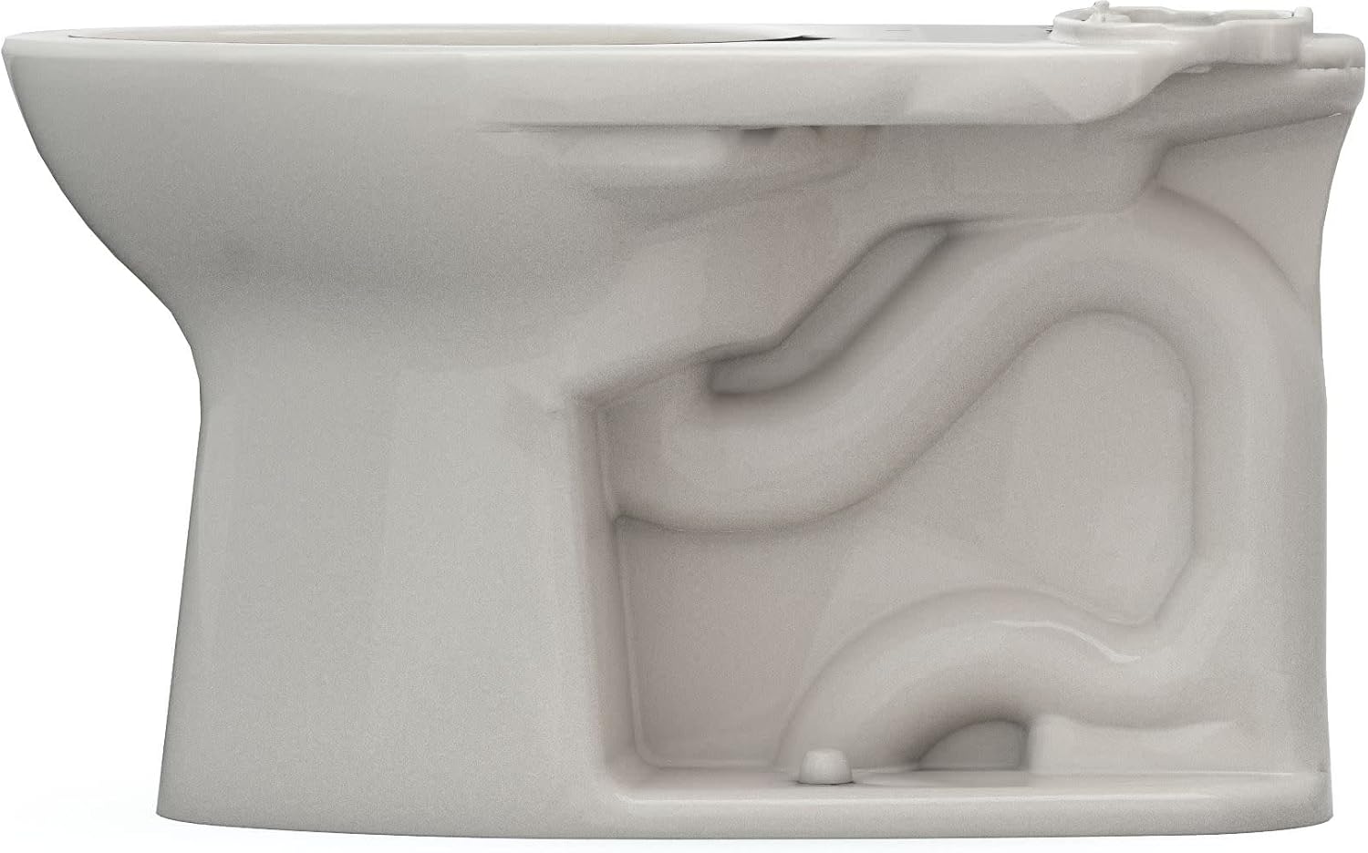 TOTO Drake Elongated TORNADO FLUSH Toilet Bowl with CEFIONTECT, Colonial White - C776CEG#11