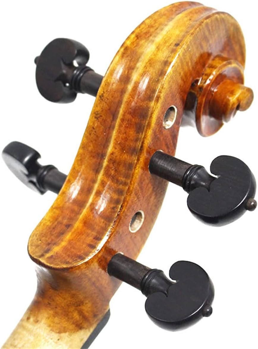 TSTS Beginner Adult Professional Handmade Pattern Solid Wood Violin Musical Instrument Adults Violins (Color : 1/4)