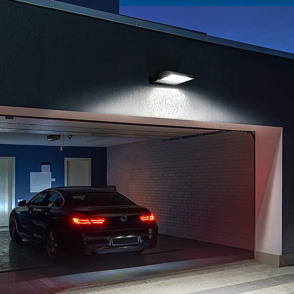 300W High Voltage 480v LED Shoebox Area Light 170lm/W Parking Lot Lighting Street Lamp Stadium Light Flood Light Type III Distribution 5000k Daylight Lighting Facts (300w 347/480v, Yoke Mount)