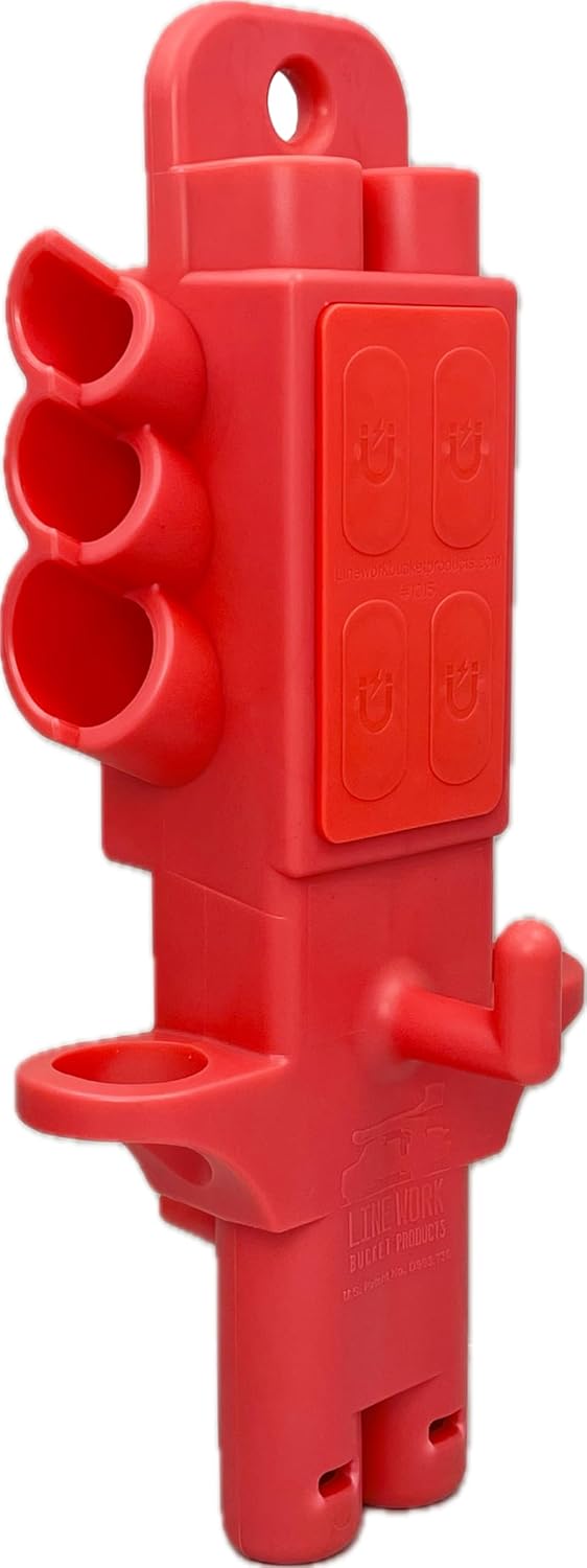 Lineman Socket Pocket All-in-One Pole Framing Solution Compatible with Klein and Milwaukee Lineman Combo Socket Sets with Storage for Transmission nut Runner and Impact Gun