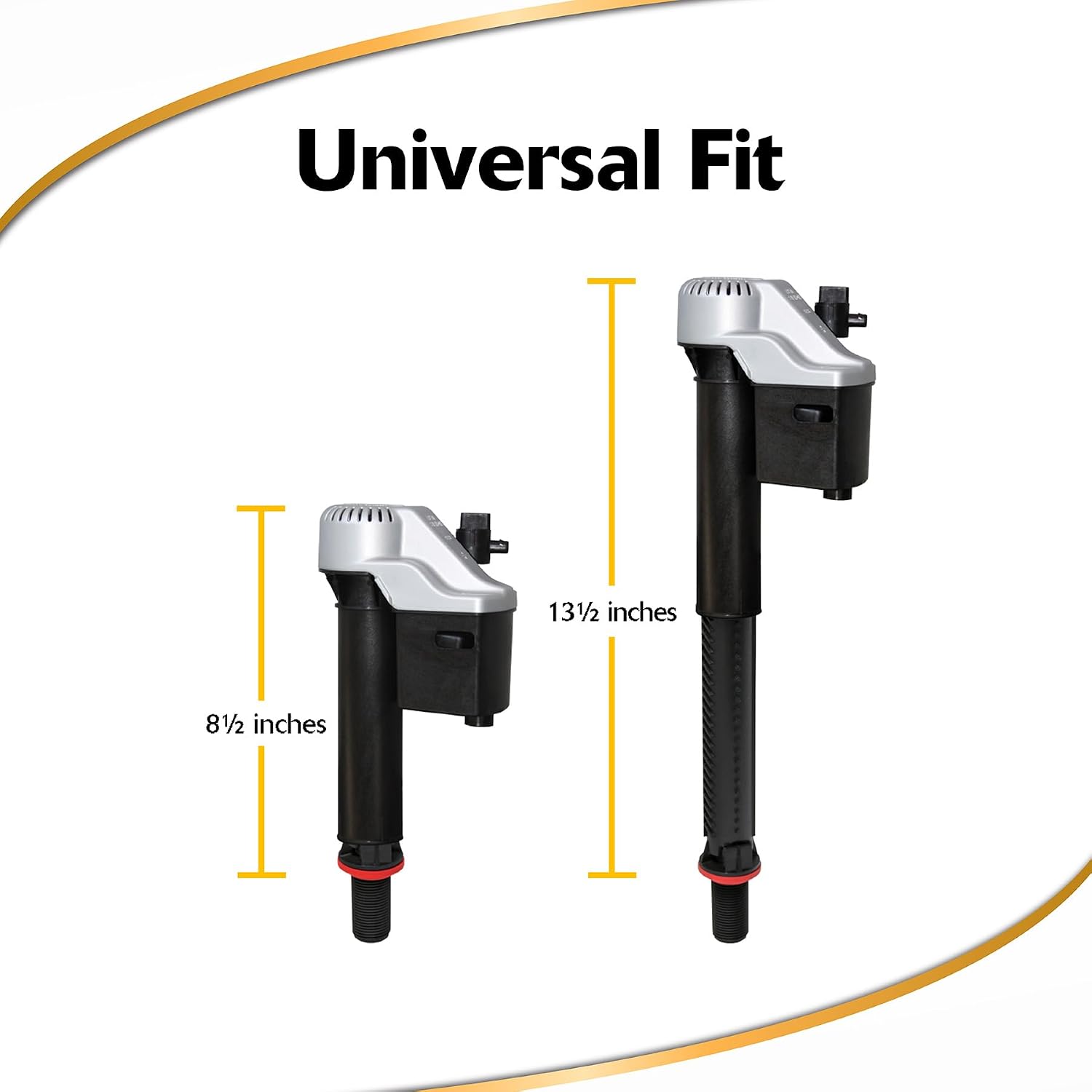 Korky Standard 2-inch Complete Toilet Repair Kit,Fixes: Running,Noisy,No/Slow Refill,and No/Weak Flush Toilets,Easy to Install,4010MP,(Pack of 5)