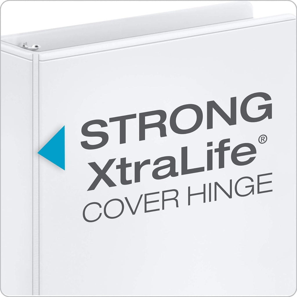 Cardinal Economy Binders Bundle - 4' Slant-D Rings Holds 835 Sheets Case of 6 & 1.5' Round Rings Holds 350 Sheets Carton of 12