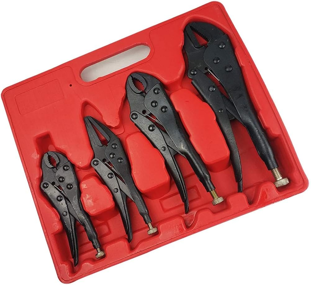 Locking Pliers Gourd Mouth Straight Jaw Lock Mole Plier High Carbon Steel Wear Resistant Vise Grip Clamping Hand Tools