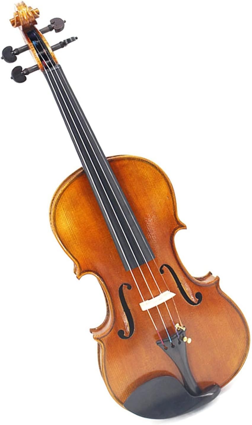 TSTS Beginner Adult Professional Handmade Pattern Solid Wood Violin Musical Instrument Adults Violins (Color : 3/4)