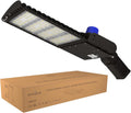 400W LED Shoebox Light 60000LM 5700K, Dusk to Dawn Photocell Outdoor Street Area Lighting, Super Bright Commercial Parking Lot Pole Light Fixture, Slip-Fitter Mount, IP65 Waterproof