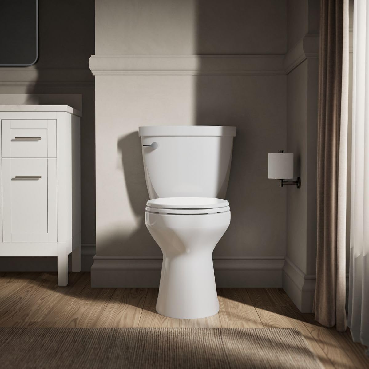 KOHLER Cimarron Comfort Height Two-piece Elongated 1.28 Gpf Chair Height Toilet