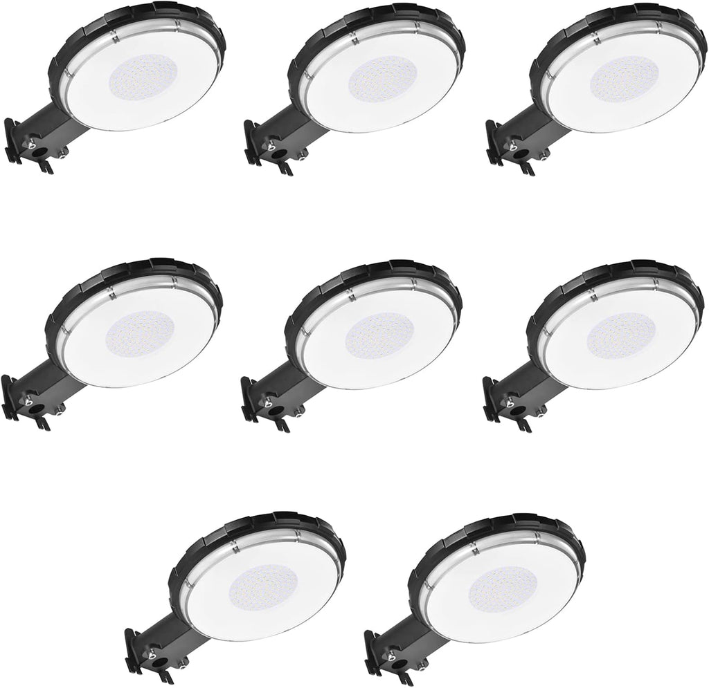 8 Pack 100W LED Barn Lights,Dusk to Dawn Outdoor Yard Lights with Photocell,10000lm 5000K Daylight IP65 Waterproof Outdoor Security/Street/Area Light - 700W MH/HPS Replacement