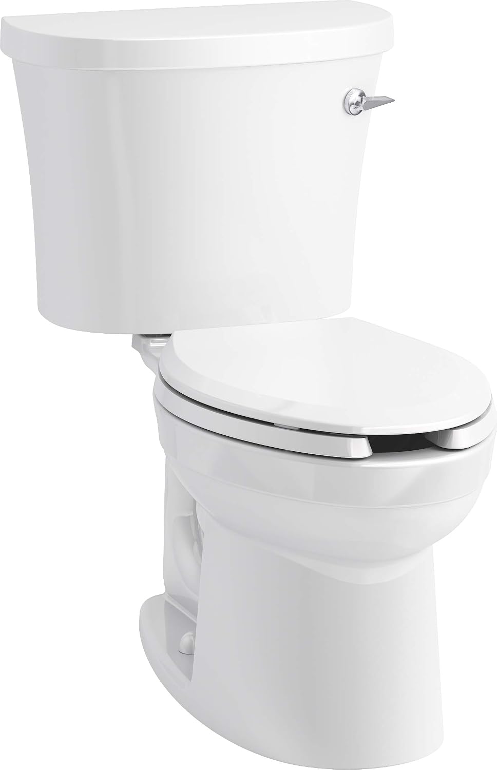 KOHLER Kingston™ Two-Piece Elongated 1.28 Gpf Toilet with Right-Hand Trip Lever, and Tank Cover Locks