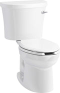 KOHLER Kingston™ Two-Piece Elongated 1.28 Gpf Toilet with Right-Hand Trip Lever, and Tank Cover Locks
