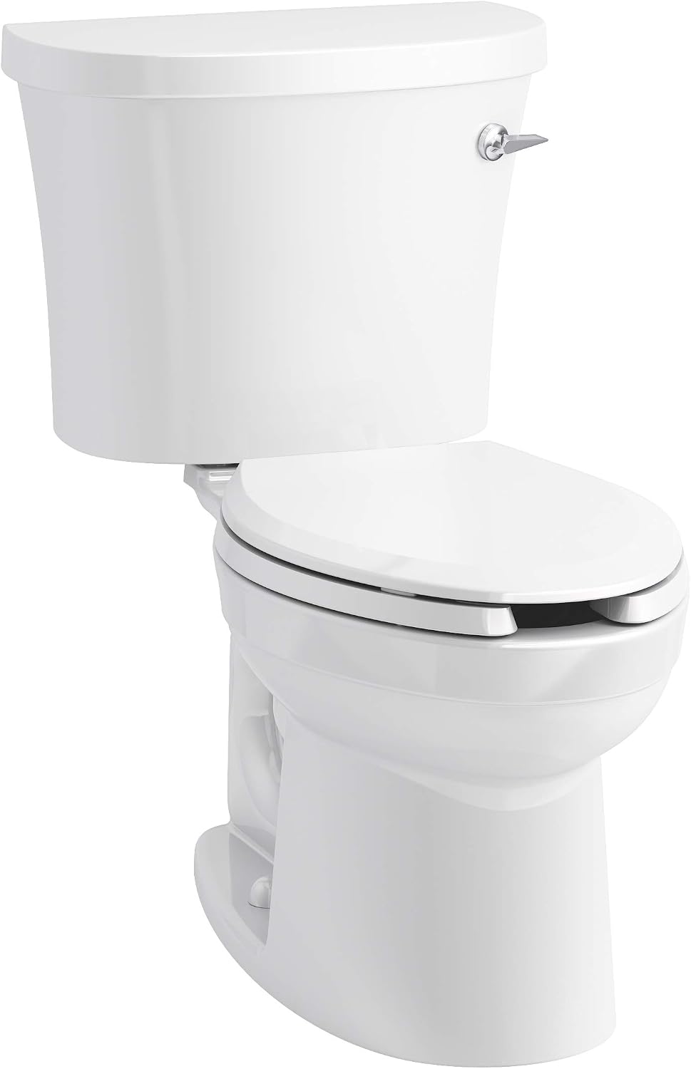 KOHLER Kingston™ Two-Piece Elongated 1.28 Gpf Toilet with Right-Hand Trip Lever, and Tank Cover Locks