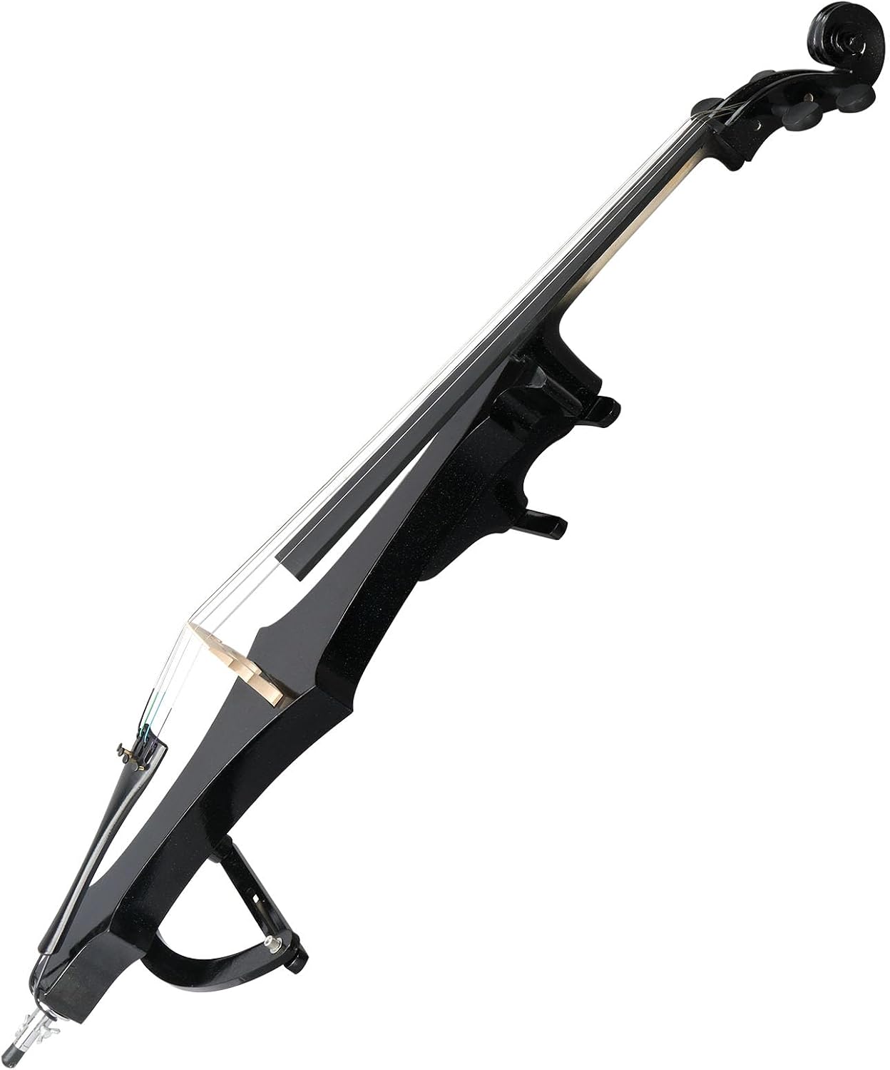 Professional Solid Wood Electric Cellos,4/4 Full Size Electric Style Cello,Student Cello Set,with Case Bow Rosin Earphone Connecting Line,Cellos Musical Instrument for Adults & Beginners (Black)