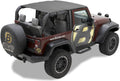 Bestop Header Safari Bikini - Jeep '10-18 Wrangler JK 2-Door (Black Diamond)