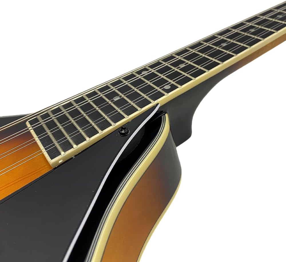 Mandolin Musical Instrument A Style Acoustic Mandolin Instrument Kit 8 String for Beginners Adults with Carrying Case Extra Strings Picks Cleaning Cloth