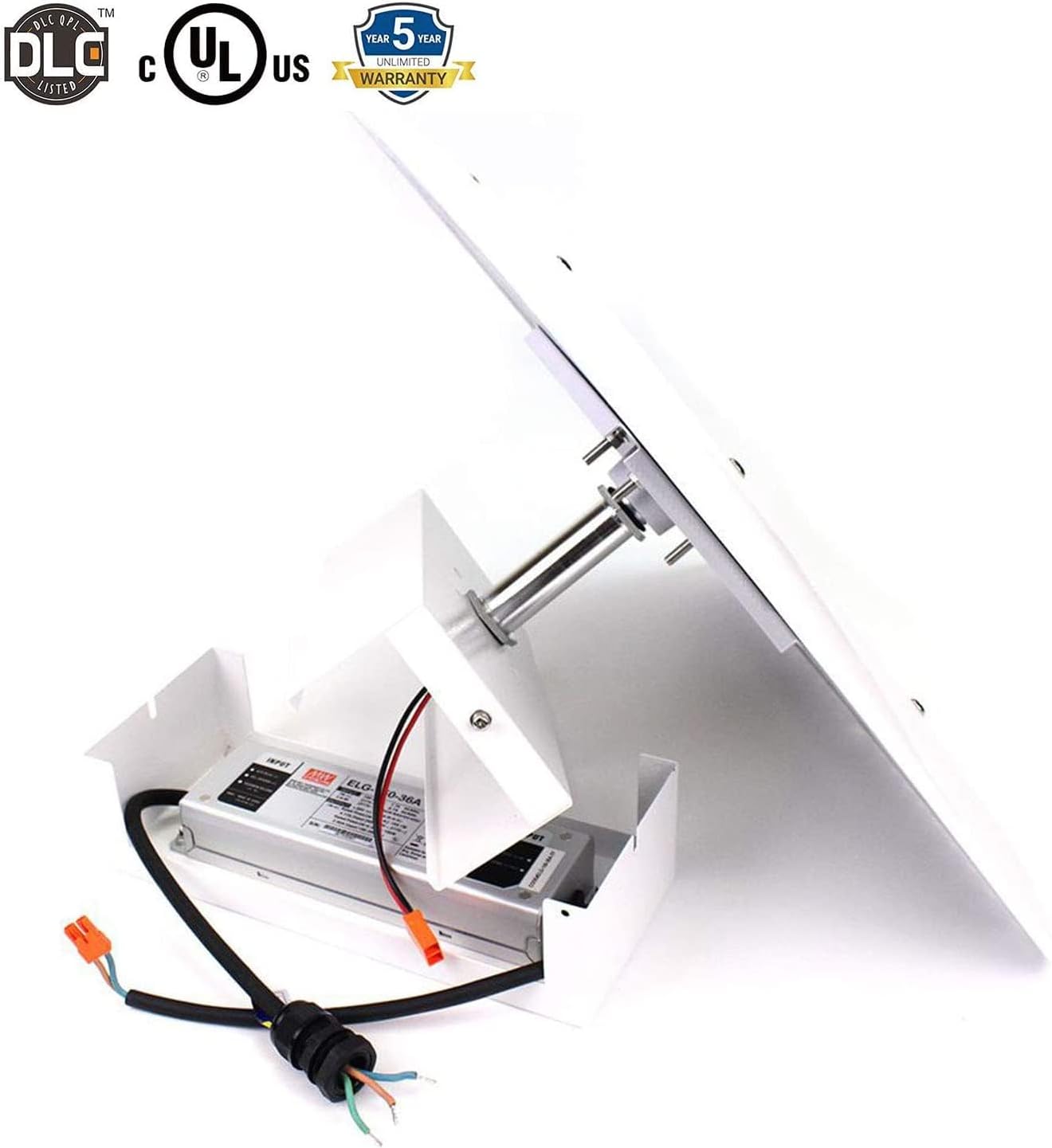 SAWADIA 200W LED Canopy Light,28000 Lumens,600-850W HPS/HID Replacement,140 LM/W, 5700K Cool White, Waterproof and Outdoor Rated, DLC&UL Listed, Gas Station, Street, Area & Outdoor Lighting, White.