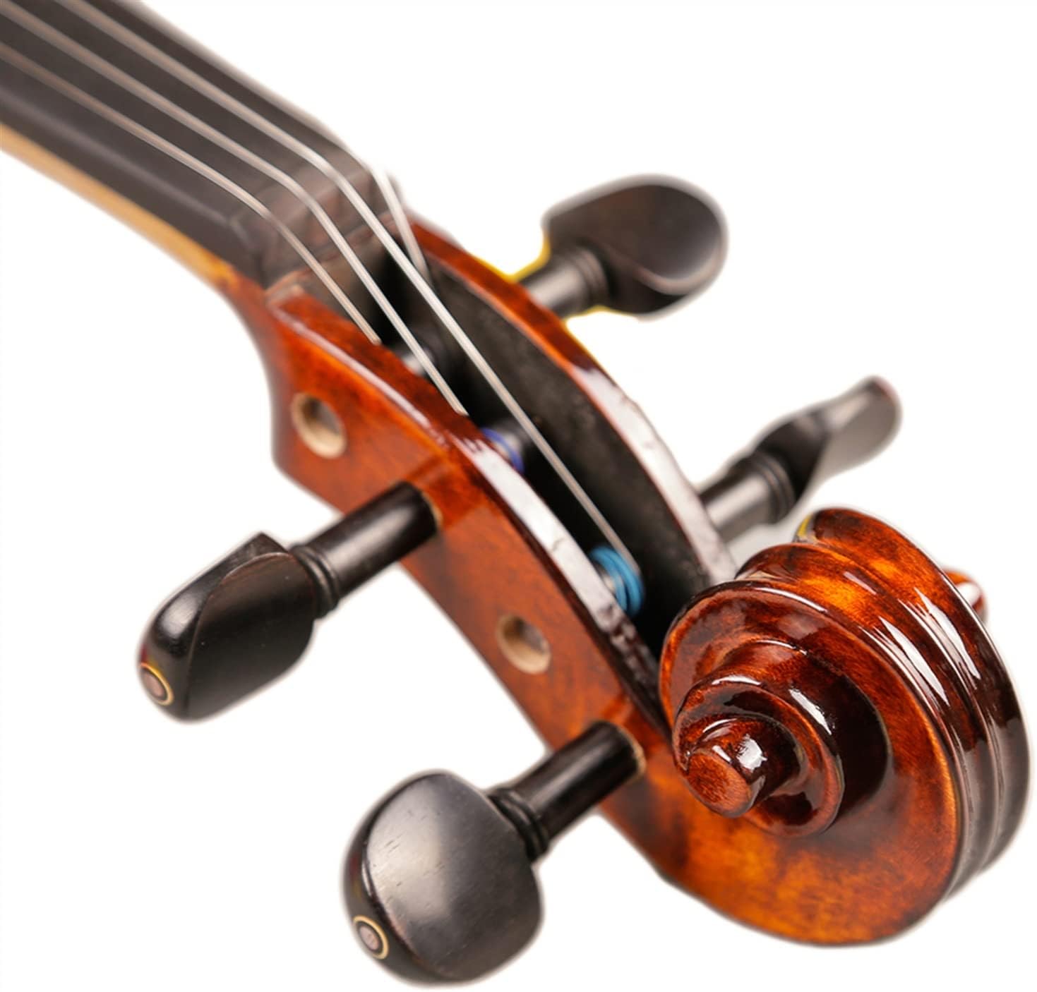 TSTS Professional Violin 20 Years Old Naturally Dried Stripes Maple Violin Body Handmade 4/4 Violin Musical Instrument Adults Violins (Color : 3/4)