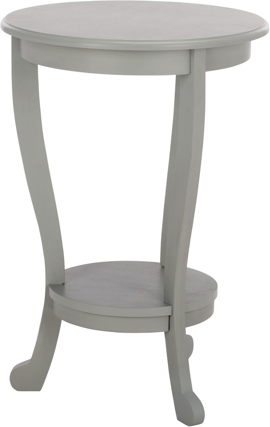 SAFAVIEH Furniture - Mary Pedestal Table - Robins Egg Blue - Solid Wood - Farmhouse Pedestal Design - Ideal for Living Room, Entryway, Home Office, 18.1' W x 18.1' D x 26' H (AMH5711L)