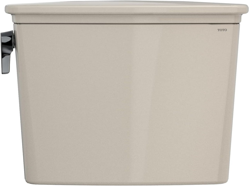 TOTO Drake Transitional 1.28 GPF Toilet Tank with WASHLET+ Auto Flush Compatibility, Bone - ST786EA#03