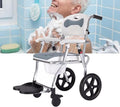 Heavy Duty Bath Chair with Removable Commode Shower Wheelchair for Seniors, Disabled,3 in 1 Foldable Shower Wheelchair Rolling Shower Chair,