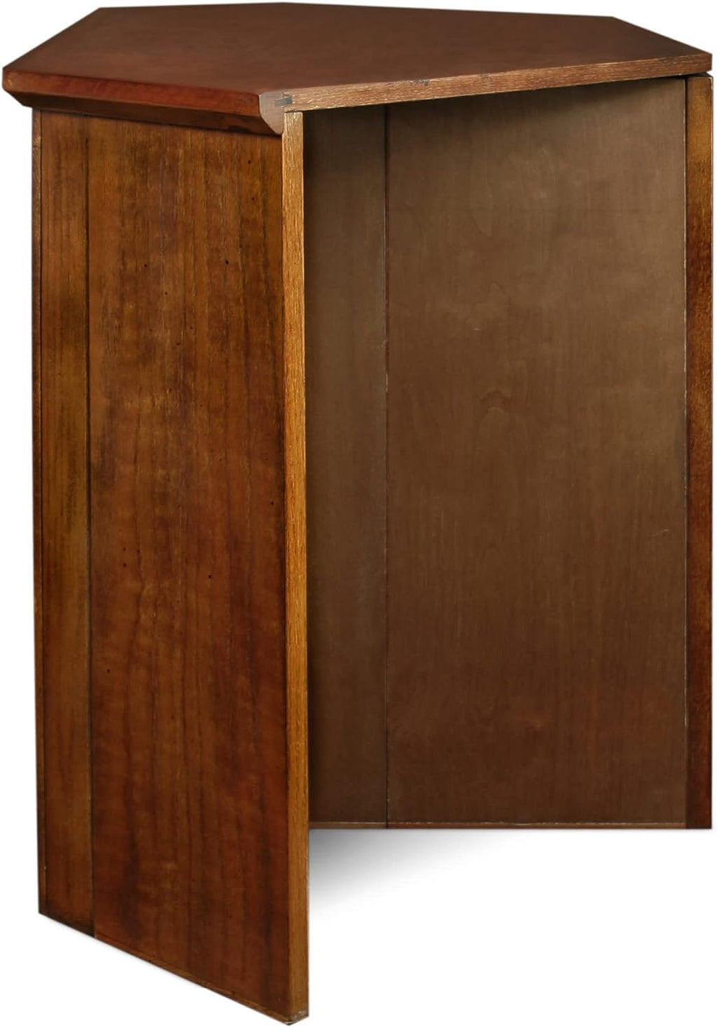 Leick Home 82285 Mission Corner TV Stand Made from Solid Wood, One Door and Adjustable Shelf, for 50' TVs, Mission Oak