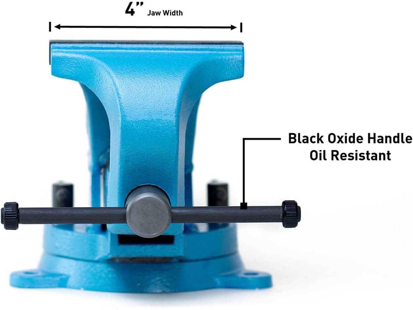 Capri Tools 10515 Ultimate Grip Forged Steel Bench Vise, 4'