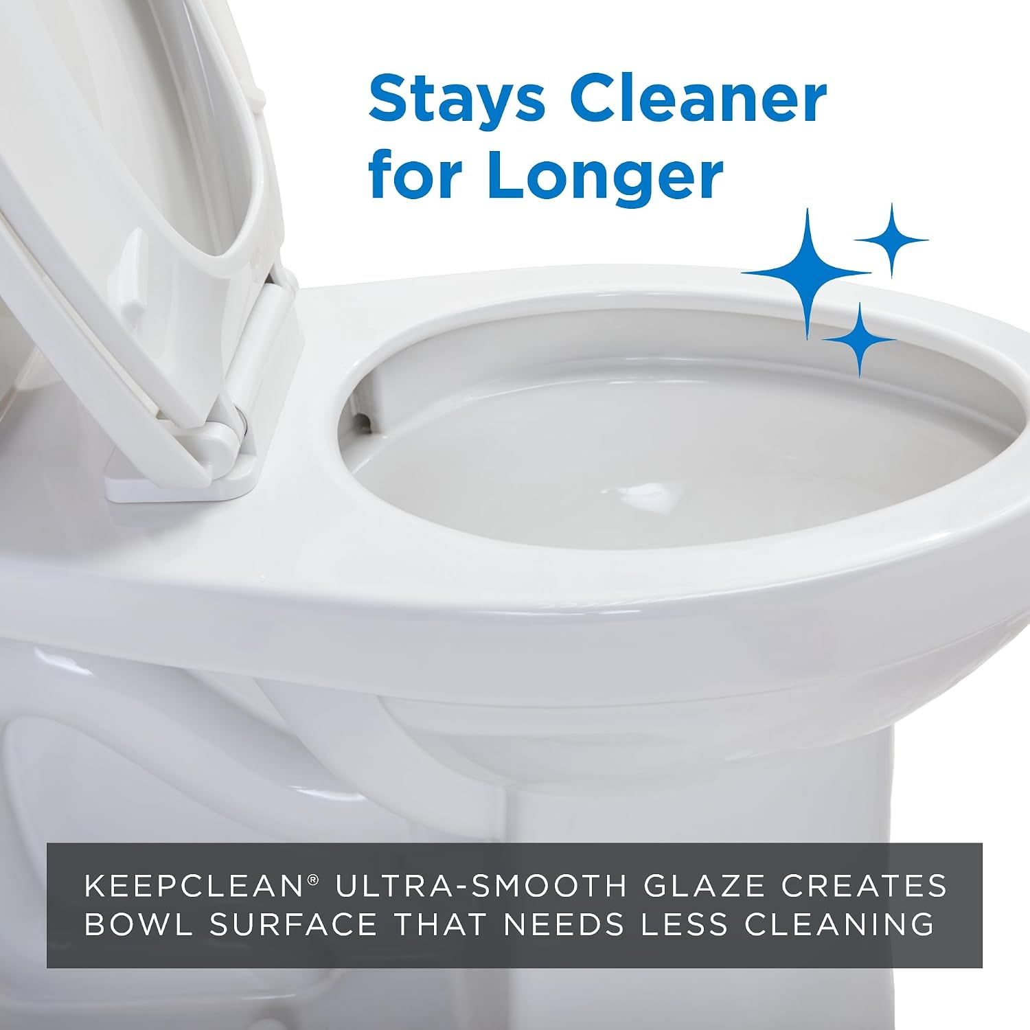 Gerber Avalanche Select 1.28 GPF Two-Piece Toilet with QuietClean Flush & KeepClean Surface, ADA Chair Height, 12-in Rough-In, Soft-Close Seat & Install Kit with Wax Ring, White, GRS48211E