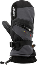 Swany Men's X-Change Sports Insulated Warm Durable Breathable Flexible Leather Winter Mittens
