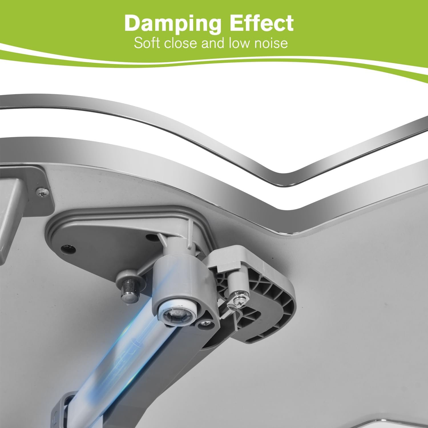 Blind Corner Cabinet Pull Out Organizer, Soft Close Swing Left Pull Out Cabinet Organizer 30inch, Corner Cabinet Lazy Susan for Cabinet Blind Shelf, 2 Tiers Tray, Adjustable Height