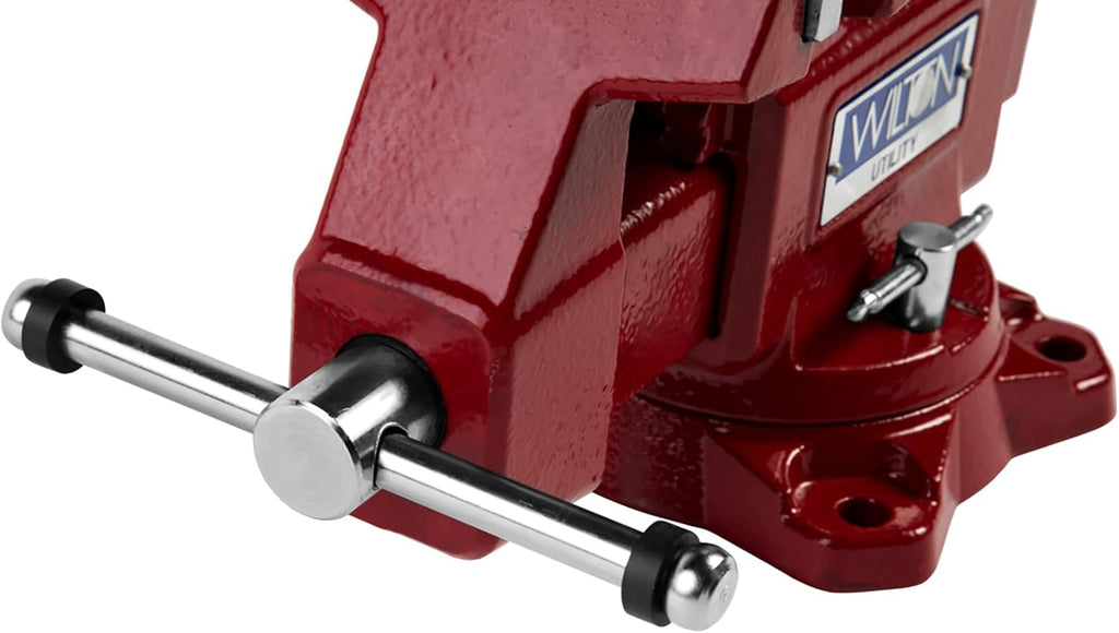 Wilton Utility Bench Vise, 4-1/2' Jaw Width, 4' Jaw Opening, 2-5/8' Throat (Model 674U)