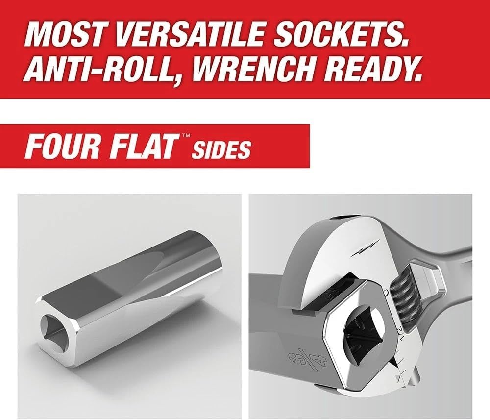 47PC 48-22-9010 for Milwaukee 1/2' Socket Wrench Set w/Carrying Case