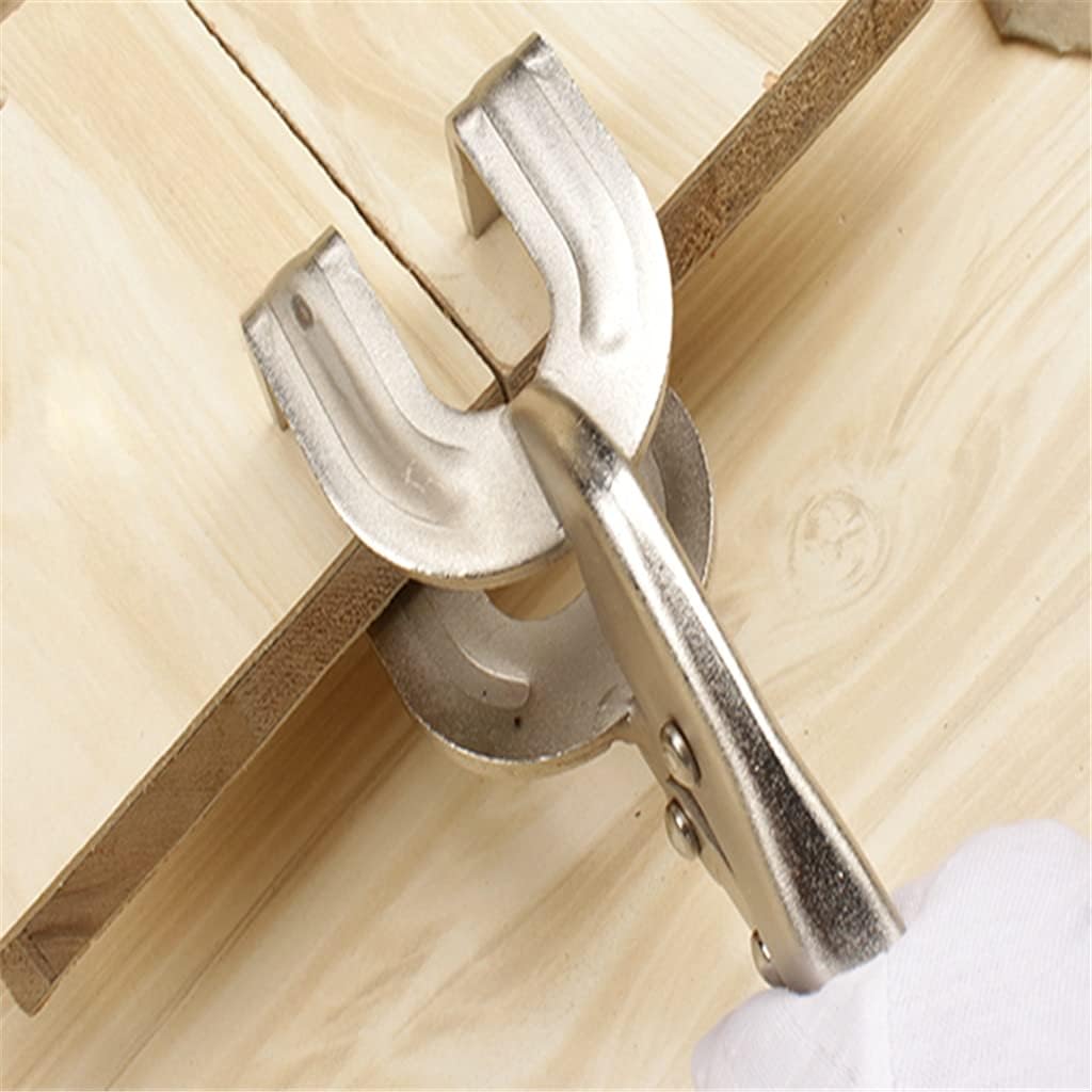 Carbon Steel Welding Clamp U Type Pipe Wrench Adjustable Grip Vise Locking Jaw Pliers Wood Locator Clips Electical Repair Tools