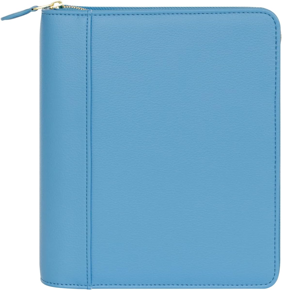 FranklinCovey - Thalia Ring-Bound Binder for FranklinCovey Planners | Simulated Leather - Zipper Binder (Classic, Blue Lagoon)