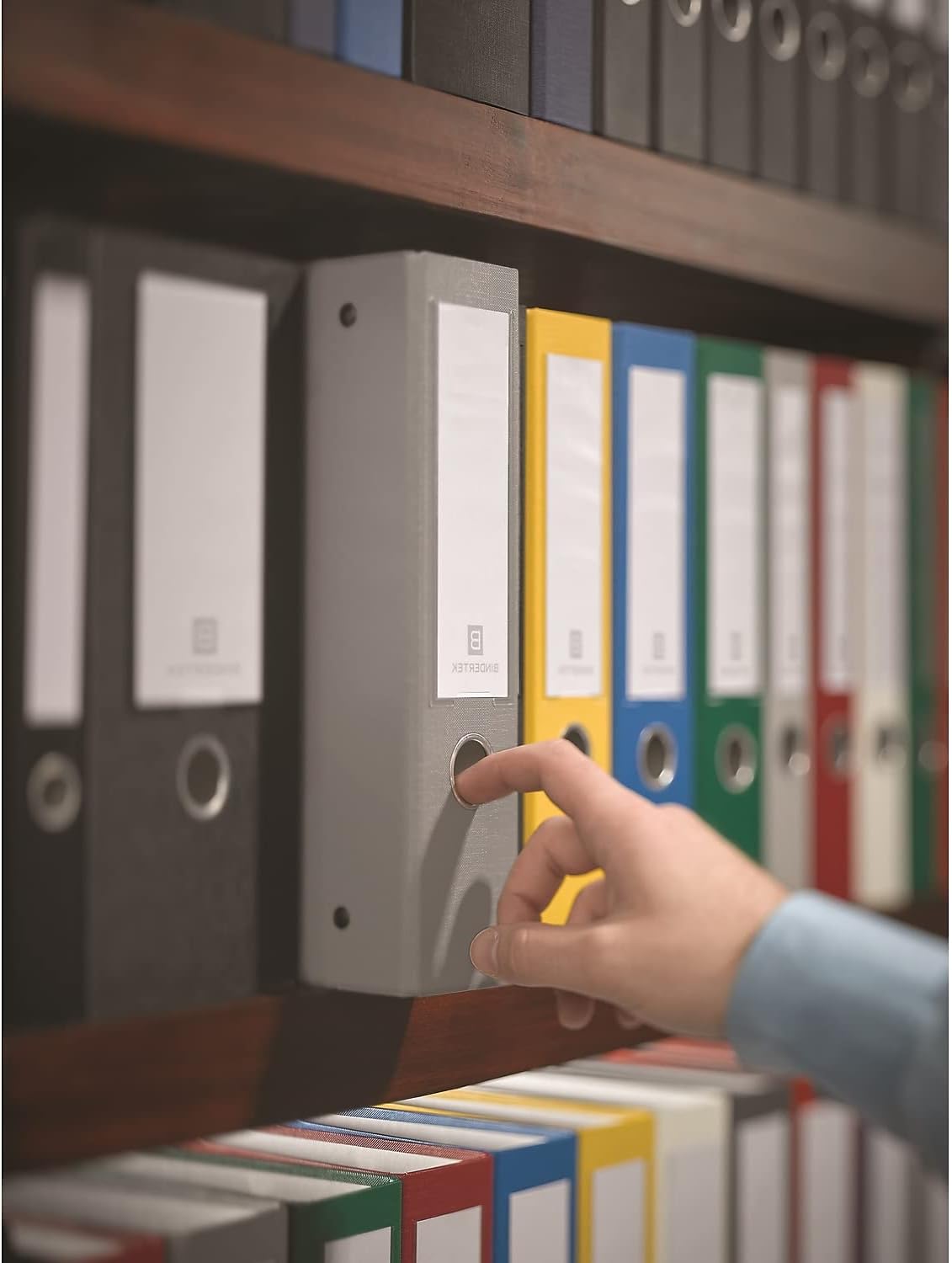 Bindertek 3-Ring Premium Binder, Pack of 5 - White, 3' Spine Width, 525 Sheet Capacity, 2' D-Rings, Linen-Textured Covers, Steel Reinforced Edges, Spine Label Included