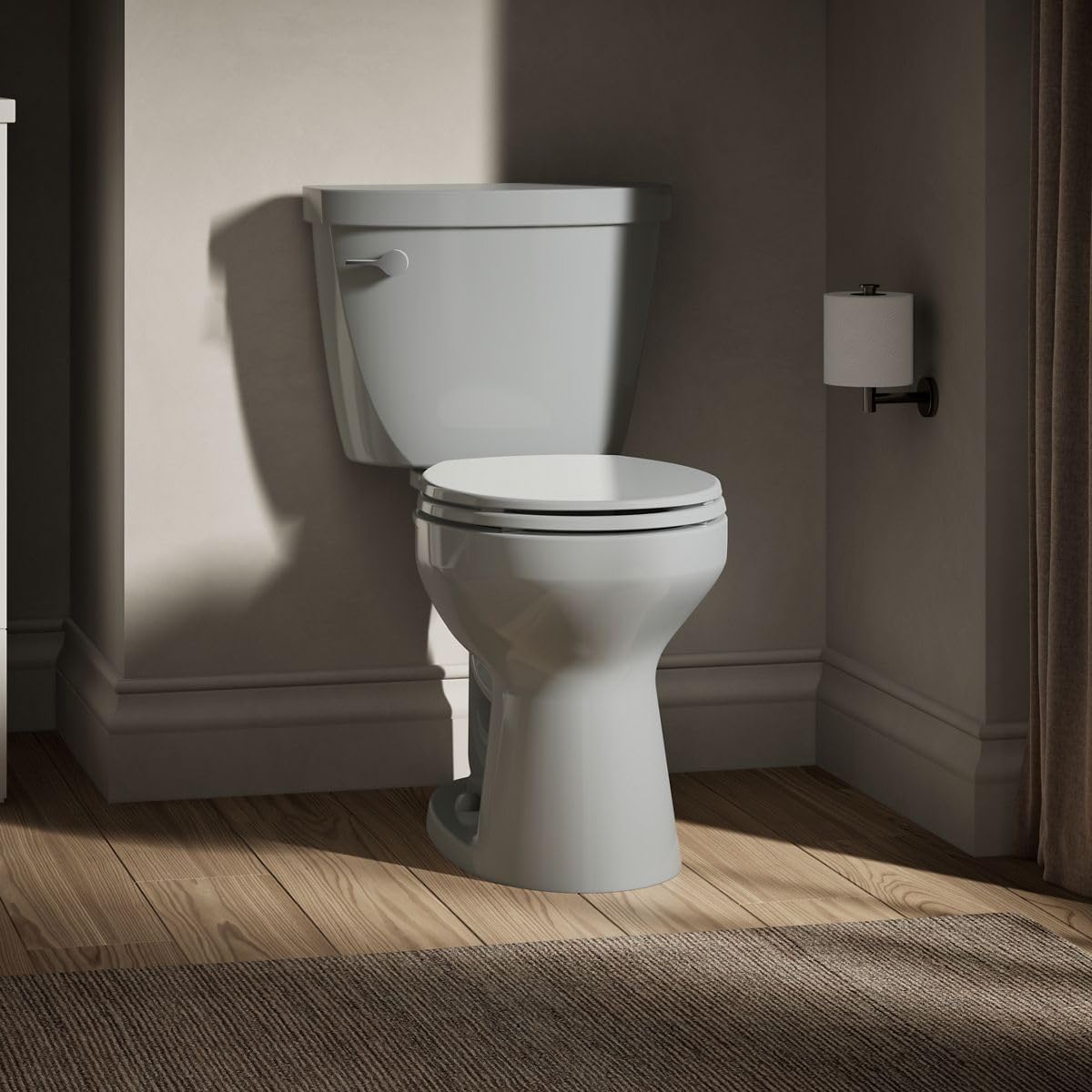 KOHLER Cimarron Comfort Height Two-piece round-front 1.6 gpf chair-height toilet