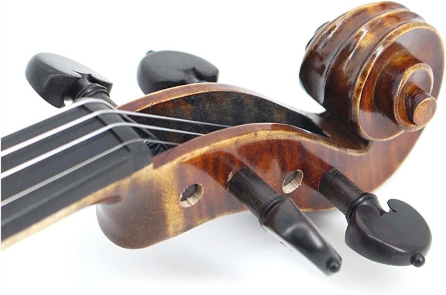 TSTS Naturally Dried Stripes Maple Violin 4/4 Hand-Made Professional Violin Musical Instrument Adults Violins