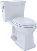 TOTO® Promenade® II 1G® One-Piece Elongated 1.0 GPF Universal Height Toilet with CEFIONTECT, Cotton White - MS814224CUFG#01