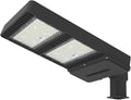 LED Parking Lot Light for Round Pole in Street 26000lm AC100-277V Shoebox Lighting for Path Garden and Outdoor Places IP65 Waterproof (200W)