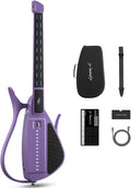 Enya CYBER-G Stringless Smart Guitar,Portable Foldable Travel Guitar with App-Controlled Chords,Hundreds of Instrument Sounds, Built-In Speaker & Drum Machine,Quick-Learn for Adults/Beginners