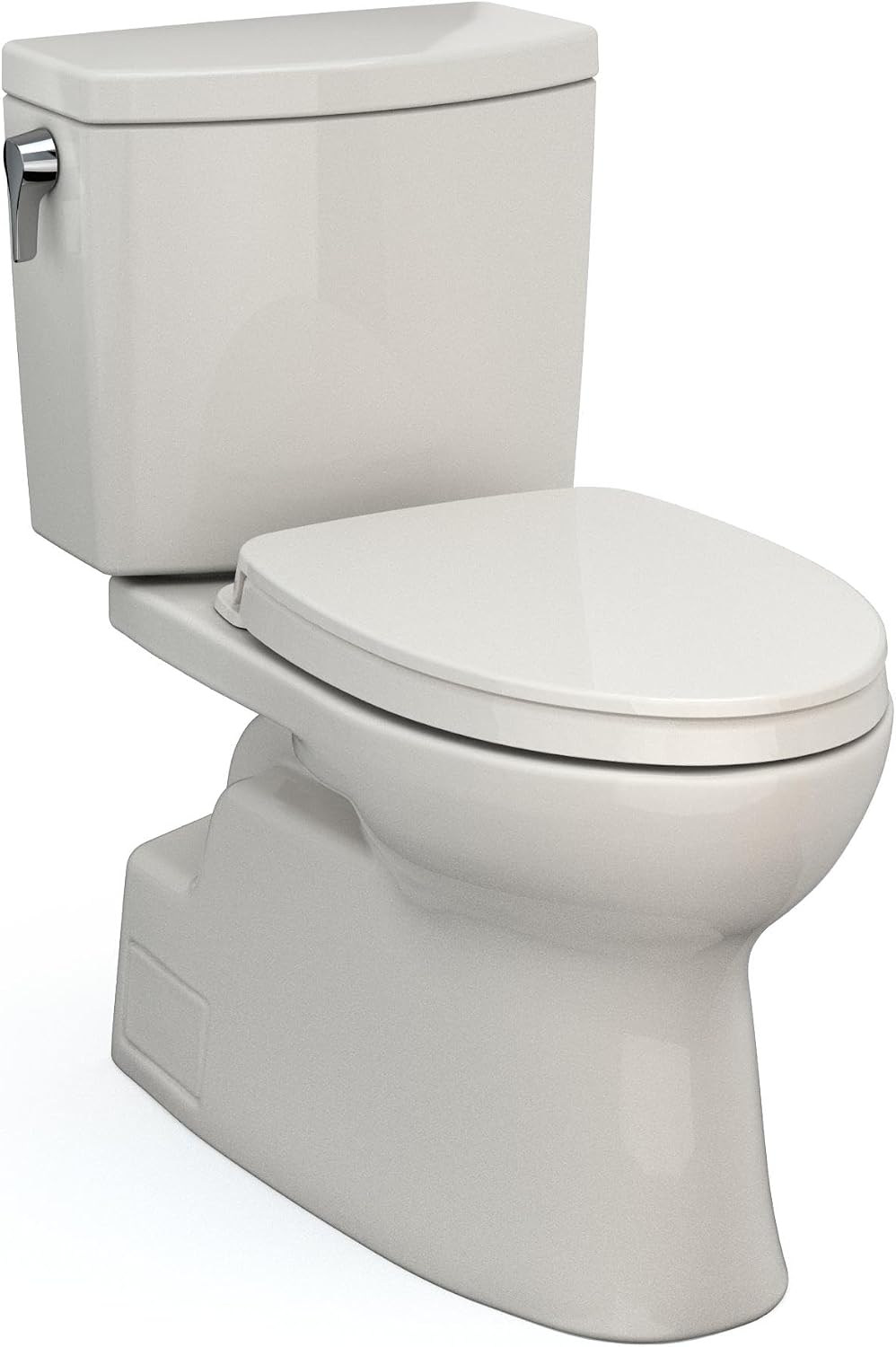 TOTO® Vespin® II 1G Two-Piece Elongated 1.0 GPF Universal Height Toilet with CEFIONTECT and SS124 SoftClose Seat, WASHLET+ Ready, Sedona Beige - MS474124CUFG#12