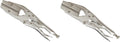2 pc. 10' Locking Pliers w/ 2'inch Hose Pinch-Off Adjustable Handle Quick Release,Jikkolumlukka