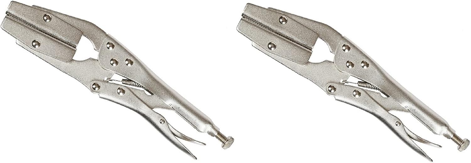 2 pc. 10' Locking Pliers w/ 2'inch Hose Pinch-Off Adjustable Handle Quick Release,Jikkolumlukka