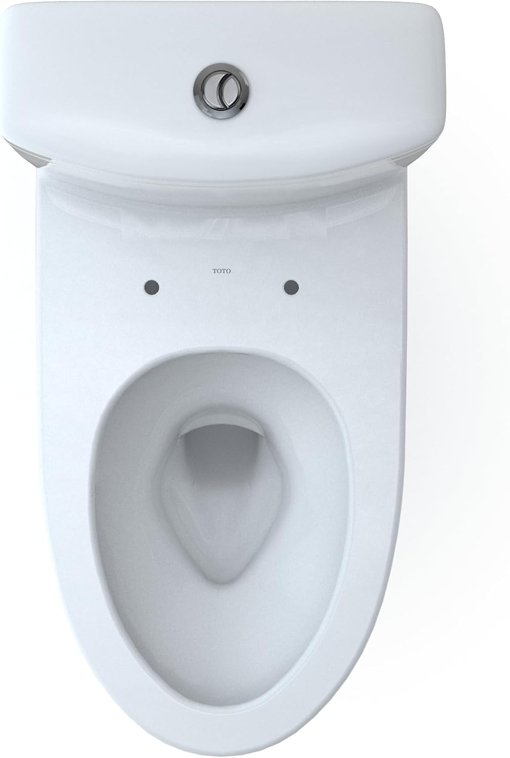 TOTO® Aquia® IV Two-Piece Elongated Dual Flush 1.28 and 0.9 GPF Toilet with CEFIONTECT, Cotton White - CST446CEMFGN#01