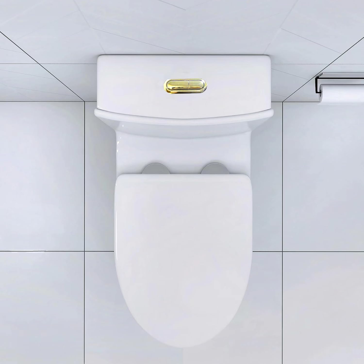 Elongated One Toilet White