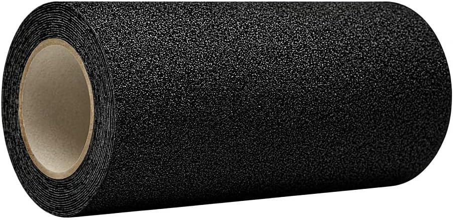 WOD Heavy Duty Anti Slip Tape Black - 12 inch x 60 ft. Non Skid Treads Weather Proof Indoor/Outdoor Traction Tape for No Slip Stairs ASTC32