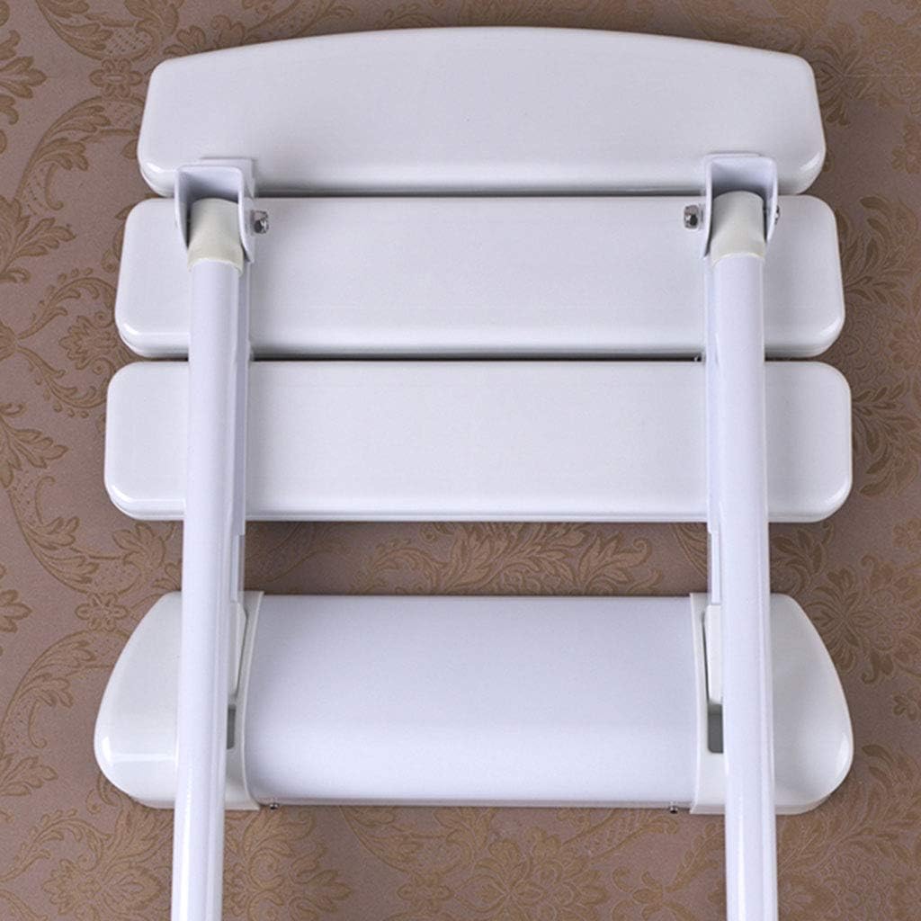 Bath Stools,Wall-Mounted Shower Stool Leg Folding Chair Elderly Person with Disability Shower Wall Chair Shoe Bench
