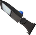 150W LED Parking Lot Light with Dusk to Dawn Photocell, 21000LM 5000K [Eqv. 700W HPS] LED Shoebox Light with Direct Arm Mount, Dimmable Outdoor Area Street Lighting, IP65 AC100-277V UL Listed