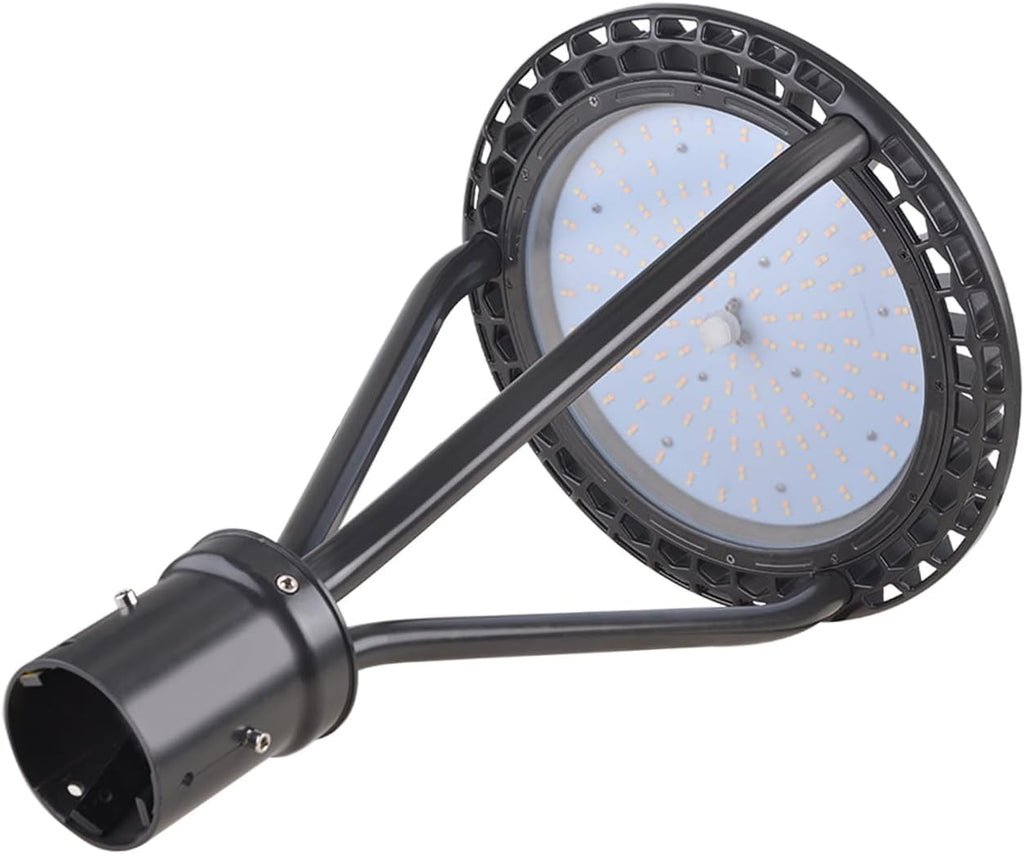 Power Adjustable 75W 100W 150W LED Post Top Light with Photocell Sensor 3000K 4000K 5000K 3CCT tunable for Outdoor Garden Yard Area Lighting, Fit 2-3/8' and 3' Tenons