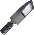 480V 150W LED Parking Lot Light, 21000LM LED Shoebox Street Flood Light (500W MH/HPS Equiv.), 5000K Dimmable Commercial Area Lighting with 20KV Surge Protection, IP65 Waterproof AC277-480V
